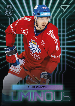 Filip Chytil Reprezentace Hokejove Cesko 2024 SportZoo Luminous Blue #LS-18