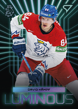 David Kampf Reprezentace Hokejove Cesko 2024 SportZoo Luminous Blue #LS-19