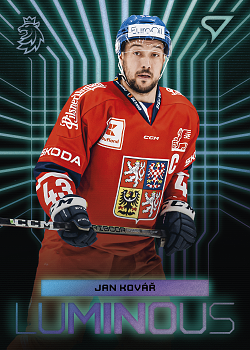 Jan Kovar Reprezentace Hokejove Cesko 2024 SportZoo Luminous Blue #LS-20