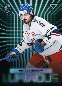 Matej Stransky Reprezentace Hokejove Cesko 2024 SportZoo Luminous Blue #LS-25