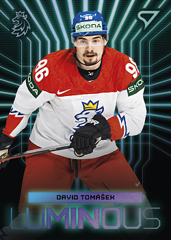 David Tomasek Reprezentace Hokejove Cesko 2024 SportZoo Luminous Blue #LS-26