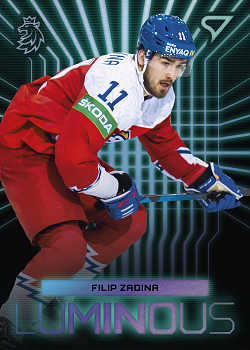 Filip Zadina Reprezentace Hokejove Cesko 2024 SportZoo Luminous Blue #LS-27