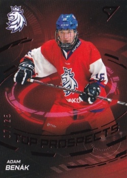 Adam Benak Reprezentace Hokejove Cesko 2024 SportZoo Top Prospects /25 #TP-5