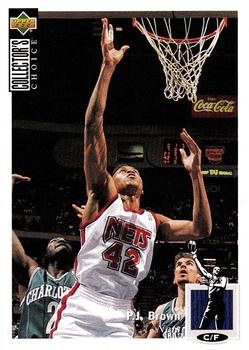 P.J. Brown New Jersey Nets 1994/95 UD Collector's Choice NBA #74