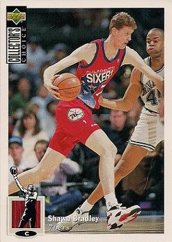 Shawn Bradley Philadelphia 76ers 1994/95 UD Collector's Choice NBA #76