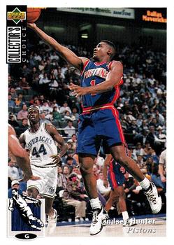 Lindsey Hunter Detroit Pistons 1994/95 UD Collector's Choice NBA #82