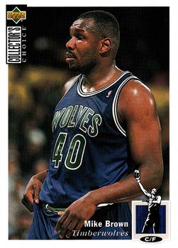 Mike Brown Minnesota Timberwolves 1994/95 UD Collector's Choice NBA #84