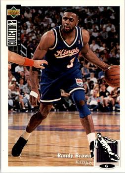 Randy Brown Sacramento Kings 1994/95 UD Collector's Choice NBA #95