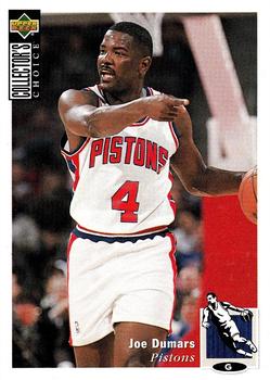 Joe Dumars Detroit Pistons 1994/95 UD Collector's Choice NBA #104
