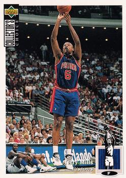 Terry Mills Detroit Pistons 1994/95 UD Collector's Choice NBA #106