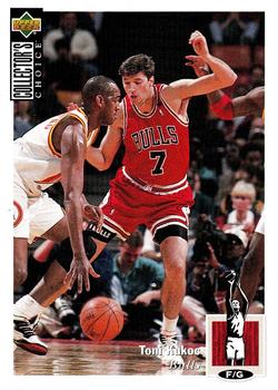 Toni Kukoc Chicago Bulls 1994/95 UD Collector's Choice NBA #107