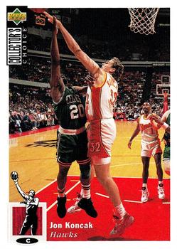 Jon Koncak Atlanta Hawks 1994/95 UD Collector's Choice NBA #108