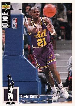 David Benoit Utah Jazz 1994/95 UD Collector's Choice NBA #121