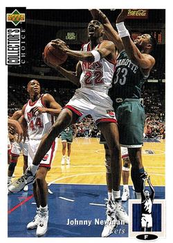 Johnny Newman New Jersey Nets 1994/95 UD Collector's Choice NBA #126