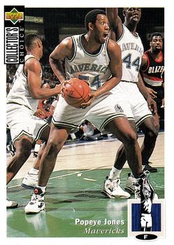 Popeye Jones Dallas Mavericks 1994/95 UD Collector's Choice NBA #139