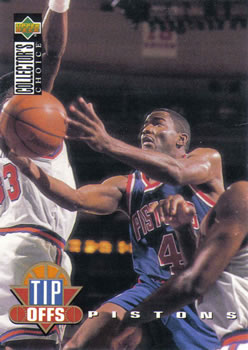 Joe Dumars Detroit Pistons 1994/95 UD Collector's Choice NBA #173