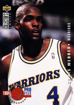 Chris Webber Golden State Warriors 1994/95 UD Collector's Choice NBA #200