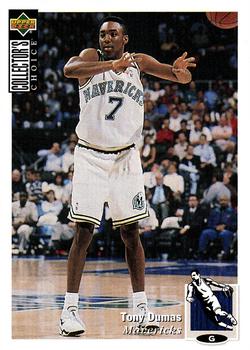 Tony Dumas Dallas Mavericks 1994/95 UD Collector's Choice NBA #227