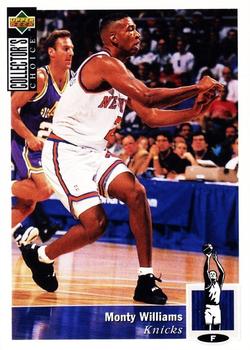 Monty Williams New York Knicks 1994/95 UD Collector's Choice NBA #246