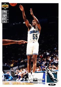 David Wingate Charlotte Hornets 1994/95 UD Collector's Choice NBA #255