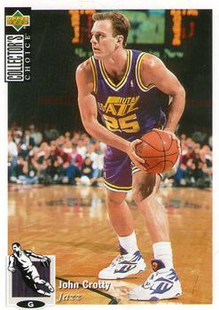 John Crotty Utah Jazz 1994/95 UD Collector's Choice NBA #256