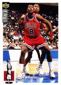 Dickey Simpkins Chicago Bulls 1994/95 UD Collector's Choice NBA #262