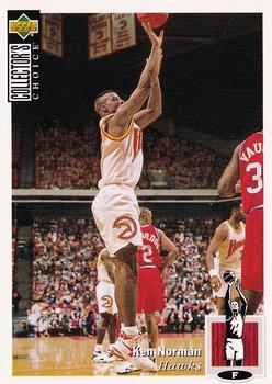 Ken Norman Atlanta Hawks 1994/95 UD Collector's Choice NBA #268