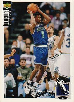 Doug West Minnesota Timberwolves 1994/95 UD Collector's Choice NBA #286