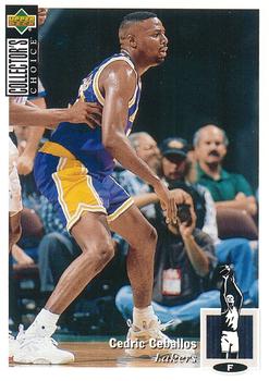 Cedric Ceballos Los Angeles Lakers 1994/95 UD Collector's Choice NBA #287