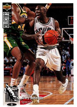 Avery Johnson San Antonio Spurs 1994/95 UD Collector's Choice NBA #301