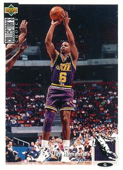 Jay Humphries Utah Jazz 1994/95 UD Collector's Choice NBA #306
