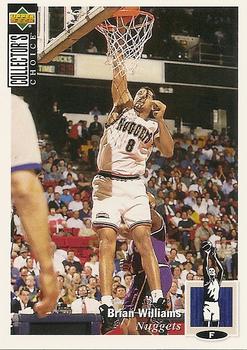 Brian Williams Denver Nuggets 1994/95 UD Collector's Choice NBA #308