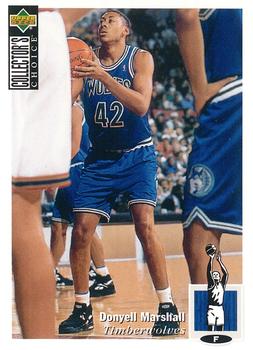 Donyell Marshall Minnesota Timberwolves 1994/95 UD Collector's Choice NBA #313