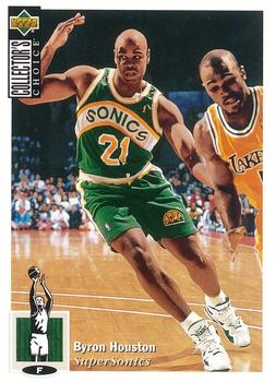 Byron Houston Seattle SuperSonics 1994/95 UD Collector's Choice NBA #321