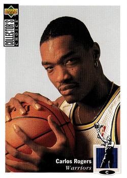 Carlos Rogers Golden State Warriors 1994/95 UD Collector's Choice NBA #328