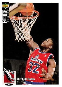 Mitchell Butler Washington Bullets 1994/95 UD Collector's Choice NBA #332