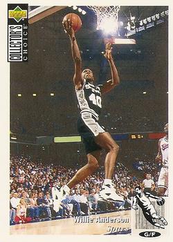 Willie Anderson San Antonio Spurs 1994/95 UD Collector's Choice NBA #340