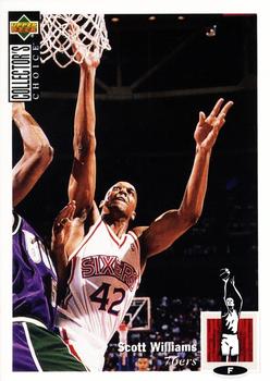 Scott Williams Philadelphia 76ers 1994/95 UD Collector's Choice NBA #343