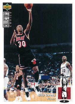 Billy Owens Miami Heat 1994/95 UD Collector's Choice NBA #345