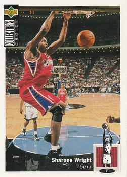 Sharone Wright Philadelphia 76ers 1994/95 UD Collector's Choice NBA #346