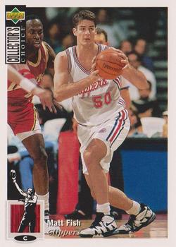 Matt Fish Los Angeles Clippers 1994/95 UD Collector's Choice NBA #350