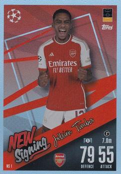 Jurrien Timber Arsenal 2023/24 Topps Match Attax UEFA ChL New Signing #NS01
