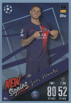 Lucas Hernandez Paris Saint-Germain 2023/24 Topps Match Attax UEFA ChL New Signing #NS05