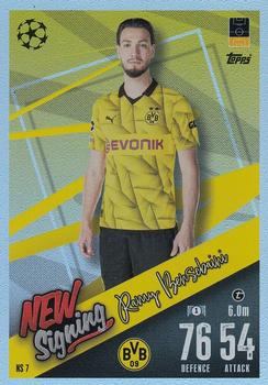 Ramy Bensebaini Borussia Dortmund 2023/24 Topps Match Attax UEFA ChL New Signing #NS07