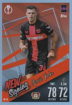 Granit Xhaka Bayer 04 Leverkusen 2023/24 Topps Match Attax UEFA ChL New Signing #NS10