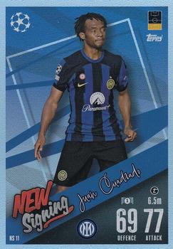 Juan Cuadrado Internazionale Milano 2023/24 Topps Match Attax UEFA ChL New Signing #NS11