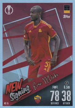 Evan N'Dicka AS Roma 2023/24 Topps Match Attax UEFA ChL New Signing #NS15