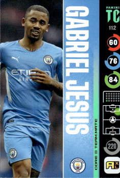 Gabriel Jesus Manchester City Panini Adrenalyn XL Top Class 2021/22  #112