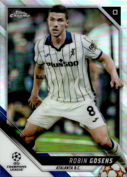 Robin Gosens Atalanta BC Topps UEFA Champions League Chrome 2021/22 Refractor #92