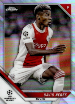 David Neres AFC Ajax Topps UEFA Champions League Chrome 2021/22 Refractor #103